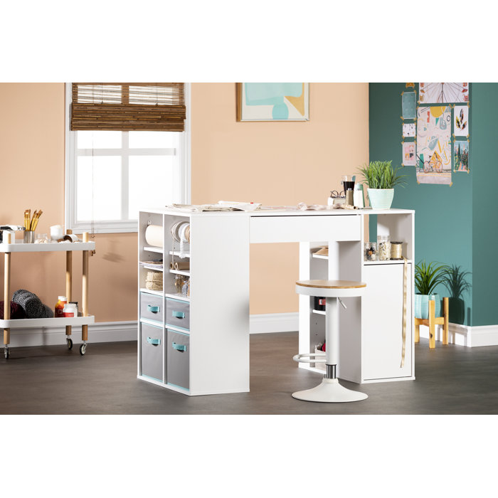 South Shore Crea Craft Table &amp; Reviews | Wayfair